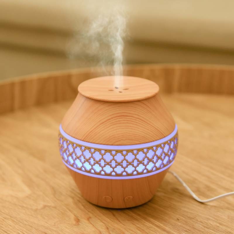 120 Ml Household Small Portable Cool Mist Air Humidifier With Led Lights Aroma Essential Oil Spray Aroma Diffuser