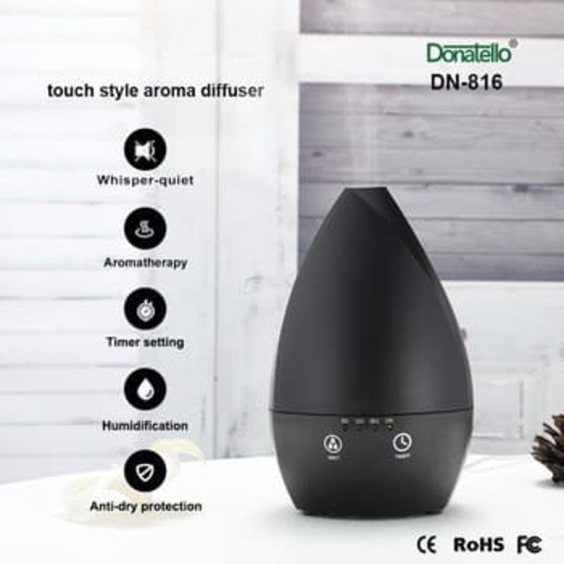 Home Portable Air Ultrasonic Humidifier Essential Oil Diffuser With Night Light For Bedroom