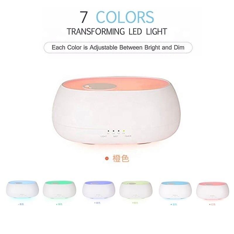 Portable Aromat Difusor 500Ml Ultrasonic Aromatherapy Essential Oil Diffuser With Remote Control