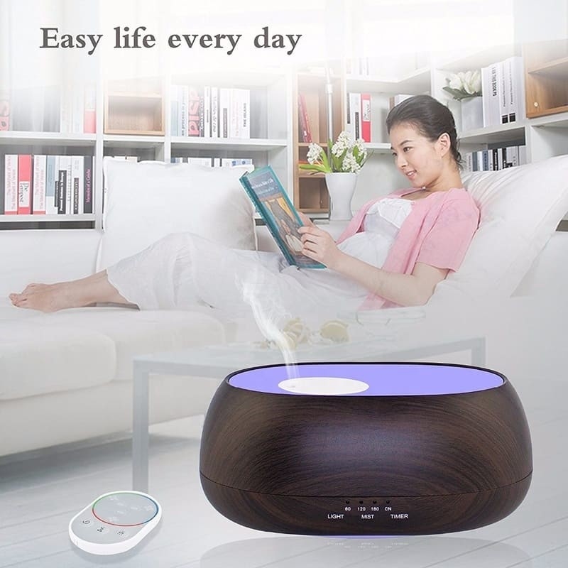 Portable Aromat Difusor 500Ml Ultrasonic Aromatherapy Essential Oil Diffuser With Remote Control