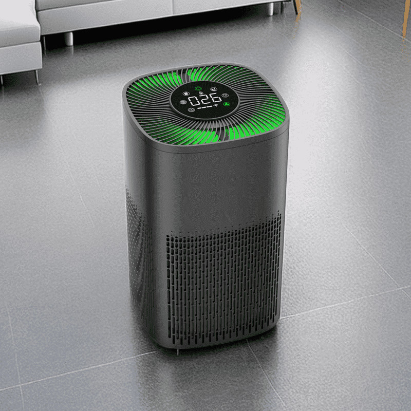 WiFi Desktop HEPA Air Purifier with LED Tricolor Light