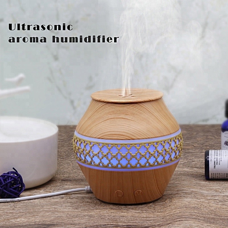 120 Ml Household Small Portable Cool Mist Air Humidifier With Led Lights Aroma Essential Oil Spray Aroma Diffuser