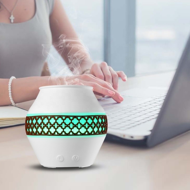 Home Portable Cool Mist Air Humidifier With Night Light Aromatherapy Essential Oil Deuser Aroma Diffuser