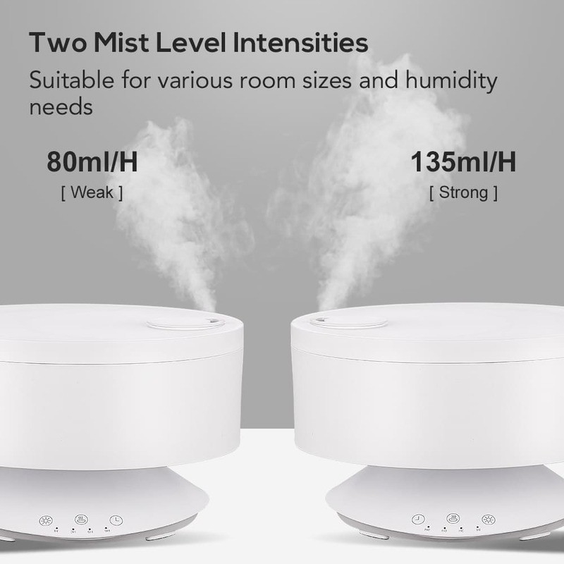 1.6L Home  Portable Cool Mist Air Humidifier With Night Light Aroma Essential Oil  Aroma Diffuser