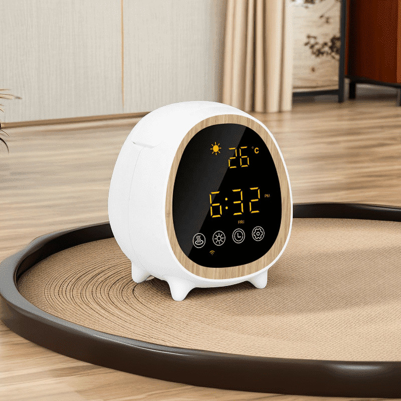 Remote And App Control Ultrasonic Diffuser Scent Diffuser Machine With Smart Home Alarm Clock