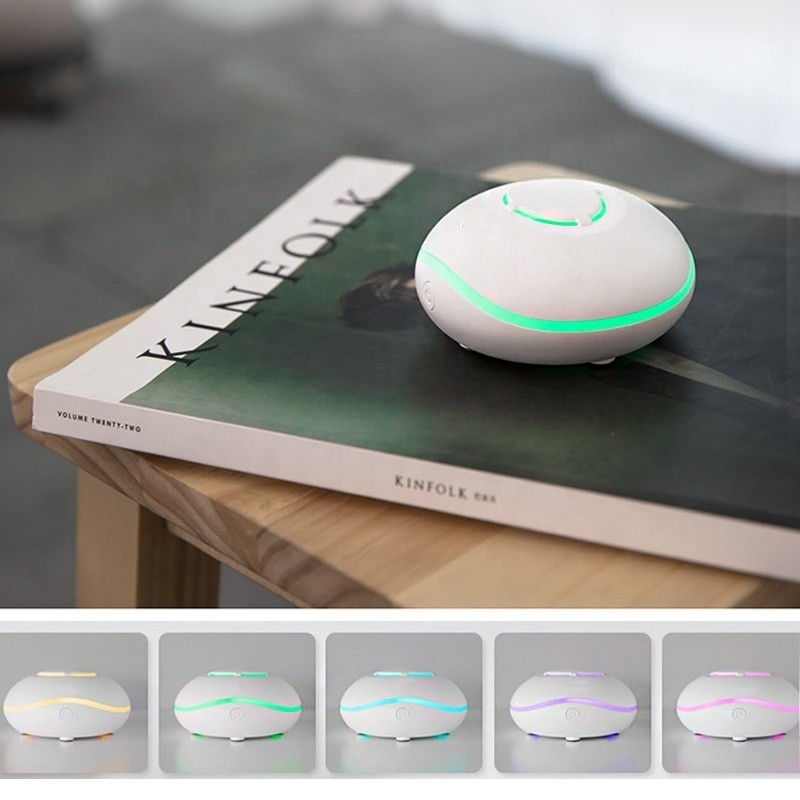 Portable Usb Charging Diffuser 7 Colors Lights Ultrasonic Air Aromatherapy Waterless Essential Oil Diffuser