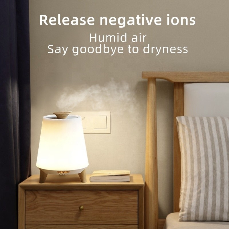300ml Smart Bluetooth Speaker Diffusers for Essential Oils Cool Mist Humidifier Aroma Essential Oil Diffuser
