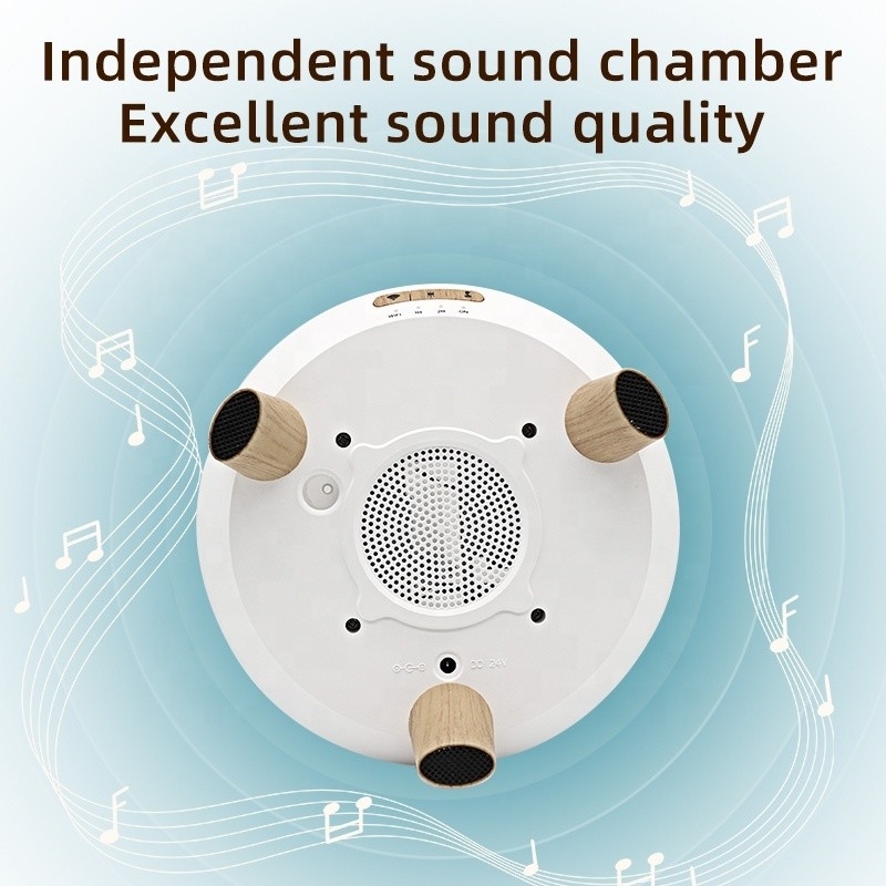 300ml Smart Bluetooth Speaker Diffusers for Essential Oils Cool Mist Humidifier Aroma Essential Oil Diffuser