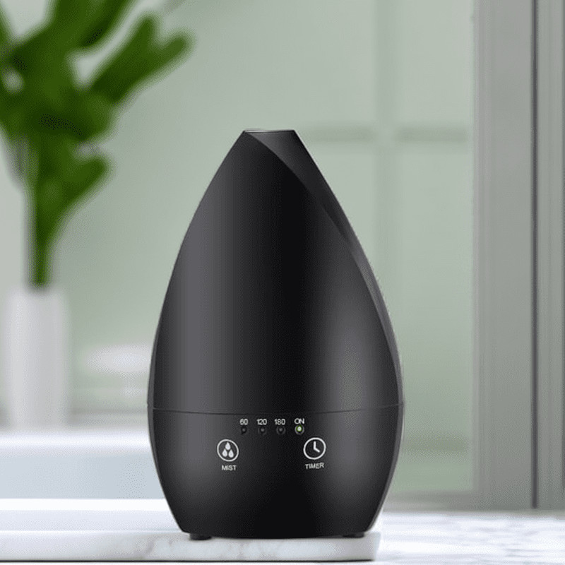 Home Portable Air Ultrasonic Humidifier Essential Oil Diffuser With Night Light For Bedroom